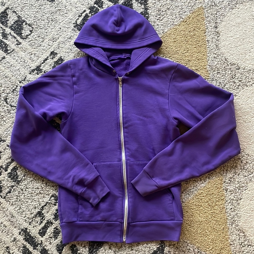 Purple American Apparel Hoodie
